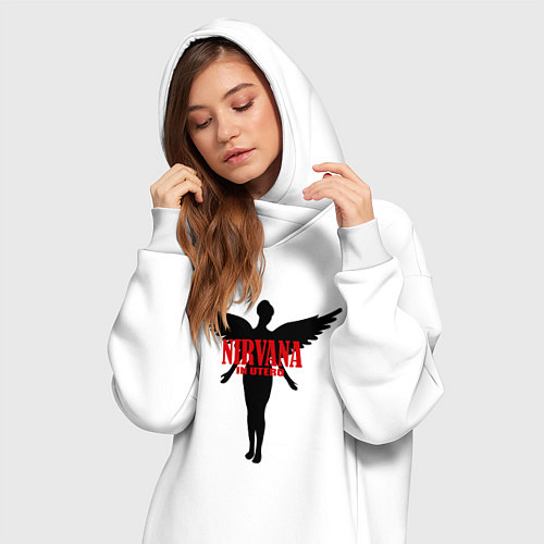 Женская толстовка-платье Nirvana: In Utero / Белый – фото 3