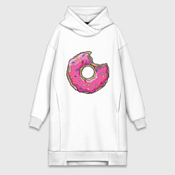 Женская толстовка-платье Пончик Гомера