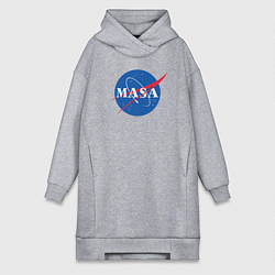 Женское худи-платье NASA: Masa, цвет: меланж
