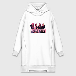 Женская толстовка-платье Black Pink Band