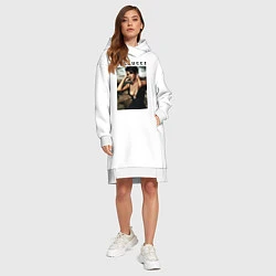 Женское худи-платье Monica Bellucci: Dress, цвет: белый — фото 2