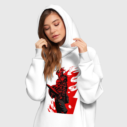 Женская толстовка-платье Убийца гоблинов / Белый – фото 3