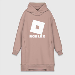 Женское худи-платье ROBLOX, цвет: пыльно-розовый