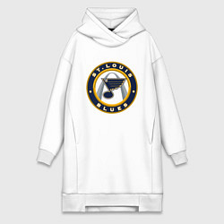 Женская толстовка-платье St Louis Blues