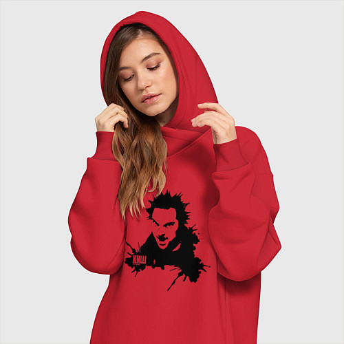 Женская толстовка-платье Король и шут / Красный – фото 3