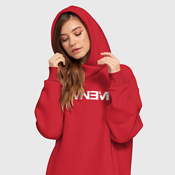 Женское худи-платье EMINEM, цвет: красный — фото 2