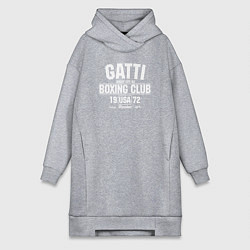 Женское худи-платье Gatti Boxing Club, цвет: меланж