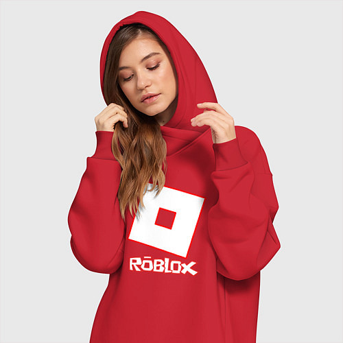 Женская толстовка-платье ROBLOX / Красный – фото 3