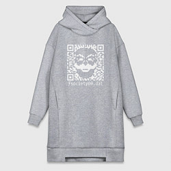Женское худи-платье MRROBOT, цвет: меланж