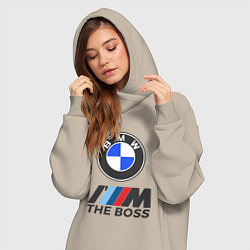 Женское худи-платье BMW BOSS, цвет: миндальный — фото 2