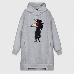 Женская толстовка-платье ЧУМНОЙ ДОКТОР