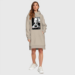 Женское худи-платье Ленин Oko, цвет: миндальный — фото 2