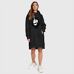 Женское худи-платье Che Mario, цвет: черный — фото 2