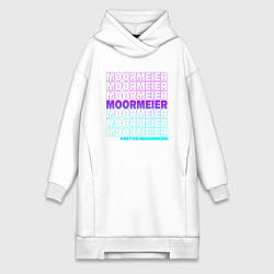 Женское худи-платье PAYTON MOORMEIER - ТИКТОК, цвет: белый