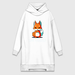 Женская толстовка-платье ЛЮБИ СЕБЯ Love yourself