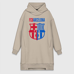 Женская толстовка-платье Barcelona FC