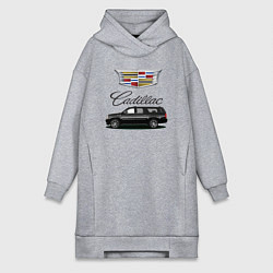 Женская толстовка-платье Cadillac