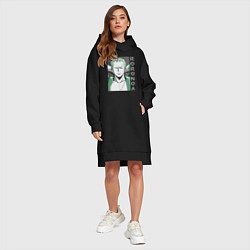 Женское худи-платье Ророноа, цвет: черный — фото 2
