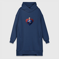 Женская толстовка-платье Сердце Меладзе