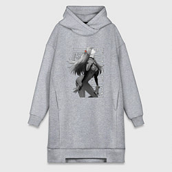 Женская толстовка-платье Евангелион