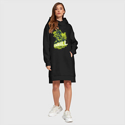 Женское худи-платье Downhill, цвет: черный — фото 2