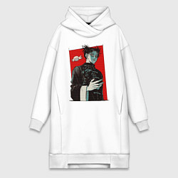 Женская толстовка-платье Чосо Магическая Битва Арт 03