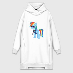 Женская толстовка-платье Pony - Rainbow Dash