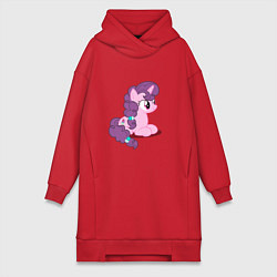 Женское худи-платье Pony Pink Mammal Purple - Litt, цвет: красный