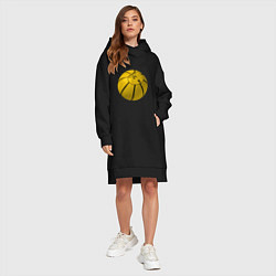Женское худи-платье Wu-Tang Basketball, цвет: черный — фото 2