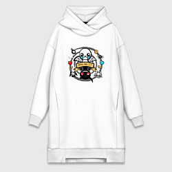 Женская толстовка-платье THE BINDING OF ISAAC WHO AM I