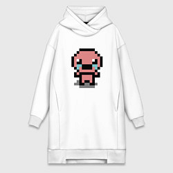 Женское худи-платье Pixel isaac, цвет: белый