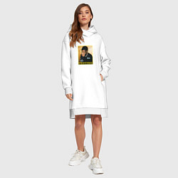 Женское худи-платье Asap Rocky, цвет: белый — фото 2