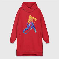 Женская толстовка-платье Хоккеист