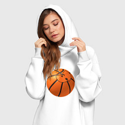 Женское худи-платье Basketball Wu-Tang, цвет: белый — фото 2