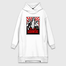 Женская толстовка-платье Большой Лебовский