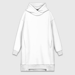 Женское худи-платье Логотип Токийских Мстителей V2, цвет: белый