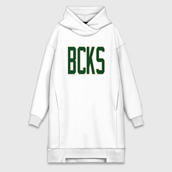 Женское худи-платье BCKS Bucks, цвет: белый