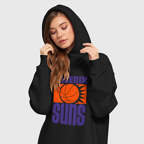 Женская толстовка-платье Phoenix Suns / Черный – фото 3