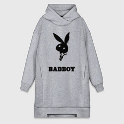 Женское худи-платье BAD BOY PLAYBOY, цвет: меланж