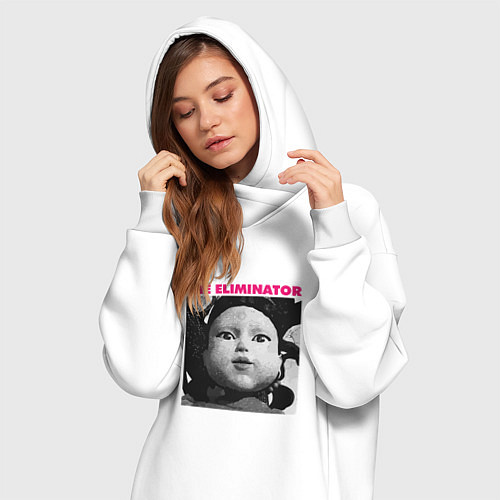 Женская толстовка-платье The Eliminator / Белый – фото 3