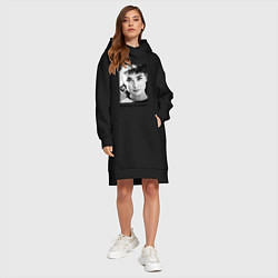 Женское худи-платье Одри Хепбёрн 88, цвет: черный — фото 2