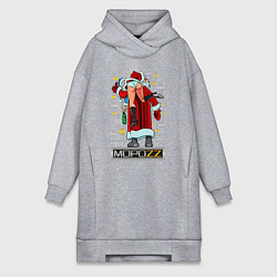 Женская толстовка-платье ДЕД МОРОZZ