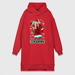 Женская толстовка-платье ДЕД МОРОZZ