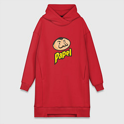 Женское худи-платье Papel Face, цвет: красный