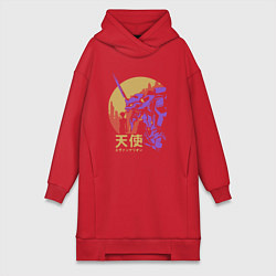 Женская толстовка-платье Евангелион 01
