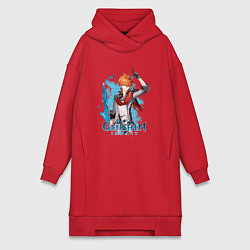 Женская толстовка-платье Тарталья Tartaglia Genshin Impact