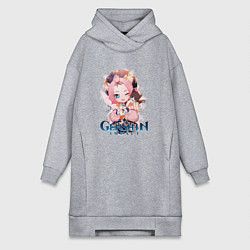 Женская толстовка-платье Диона Diona Genshin Impact