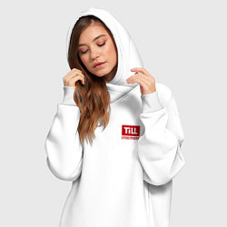 Женское худи-платье TILL LINDEMANN NEW LOGO, цвет: белый — фото 2