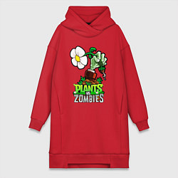 Женская толстовка-платье Plants vs Zombies рука зомби