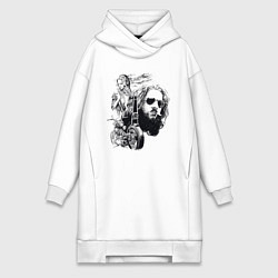 Женская толстовка-платье Мечта и дух Свободы